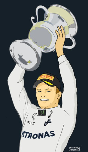 Nico Erik Rosberg by Muneta & Cerracín