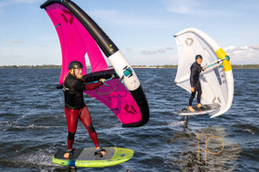 Wingfoilen lernen bei den Rügen Piraten