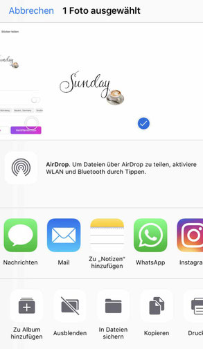 mit PicsArt Instagram Story Sticker anwenden