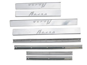24-610552/53, 24-6201552/53 Schwellerverkleidung Einstiegleisten GAZ 24, GAZ 2410 Wolga. Door sill covers GAS 24, GAS 2410 Volga. Накладки на пороги декоративные ГАЗ 24, ГАЗ 2410 Волга.