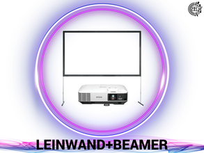 DJ, Eventtechnik, Ton, Video und Licht verleih.  Leinwand mit Beamer buchen. 