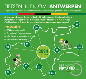 Tips voor Fietsers - Fietsen in en om: Antwerpen editie 2022 - Dé gratis fietsgids