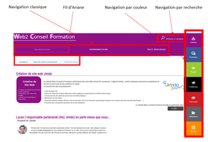 Web2-conseil-formation.com - navigation