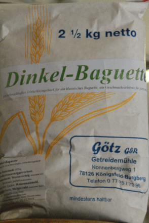 Backmischungen für Dinkelbrot und Dinkelspezialitäten