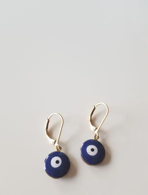 Pendientes evil eye BLUE