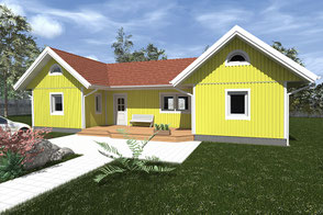 Modell Älmhult 130 von Berg-Schwedenhaus