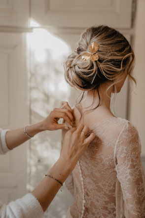 Robe de mariée bohème chic