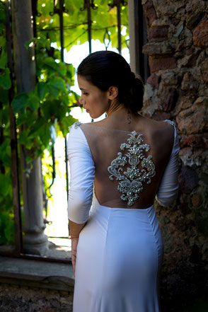 Robe de mariée bohème chic