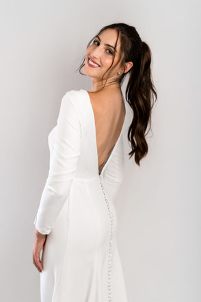 Robe de mariée sirène simple