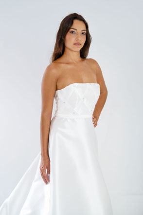 Robe de mariée princesse bustier