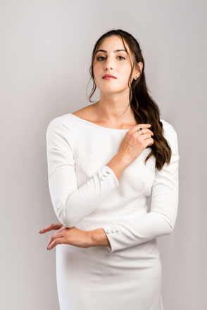 Robe de mariée simple et élégante