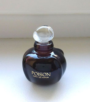 POISON : MINIATURE ESPRIT DE PARFUM, PRESENTEE SEULE