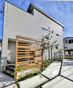 一条工務店　日進　LIXILプラスG　おしゃれ外構　オシャレ外構
