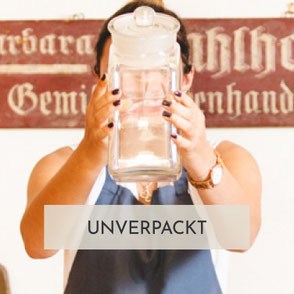 TRIXiS Dorfmarkt - Unverpackt Bereich mit Getreidemühle