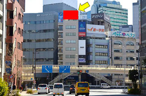 横浜市神奈川区　壁面　貸看板