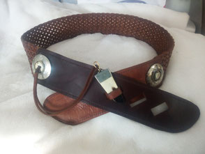 Ceinture réparée et agrandie