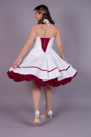 50er Jahre Rockabilly Petticoat Brautkleid