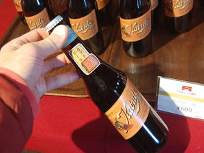 復刻されたカブトビール600円。半田赤レンガ建物で