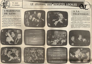Lens Harmonie Municipale Orchestre à Vents article de presse