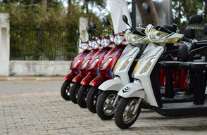 Assurance flotte loueur de deux roues scooter moto