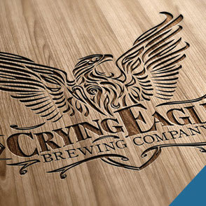 Crying Eagle Brewing Company Logo Design Lake Charles