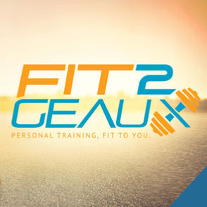 Fit 2 Geaux Logo Design Lake Charles Louisiana