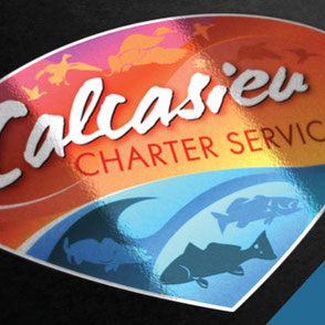 Calcasieu Charter Service Logo Design Lake Charles Louisiana