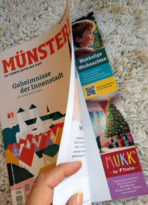 Anzeige für MuKK by Thalia im Münster Magazine Ausgabe November 2025