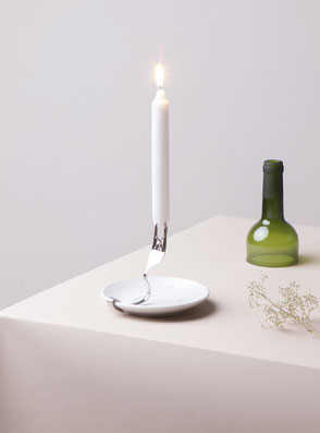 Candle Holder 'Fork' designed by Lucas & Lucas - available in our webshop