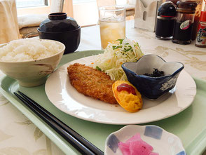 日替わり朝食メニューの一例