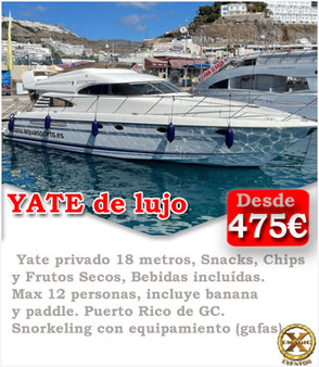 Fiesta en barco privado Las Palmas