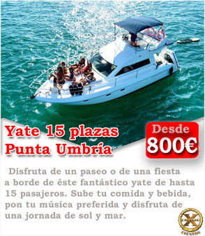 alquiler barco Punta umbria