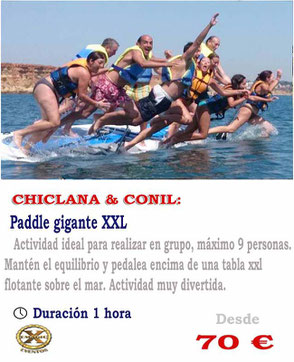 paddle surf xxl en Cádiz