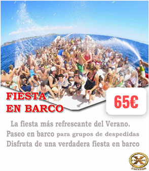 fiesta en barco Cadiz
