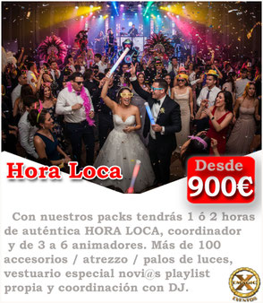 hora loca para bodas en Cádiz