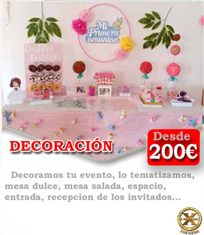 decoración para eventos Cádiz