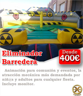 eliminador o barredera para fiestas y eventos en Cádiz