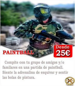 Jugar al paintball en Alicante
