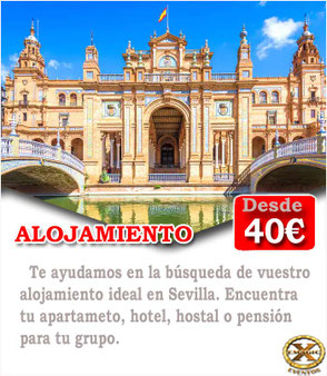 Alojamiento en Sevilla para grupos de despedidas de solteros