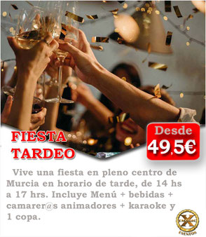 fiesta de tardeo Murcia