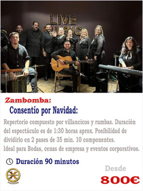 contratar zambomba en una boda