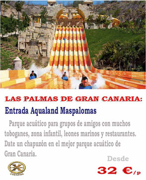 entradas de grupo Aqualand Maspalomas