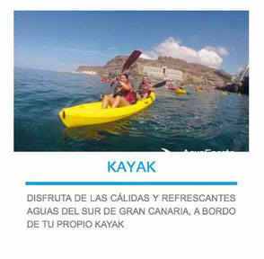 alquiler de kayak en las palmas