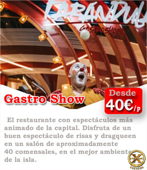 Restaurante con espectáculo drag