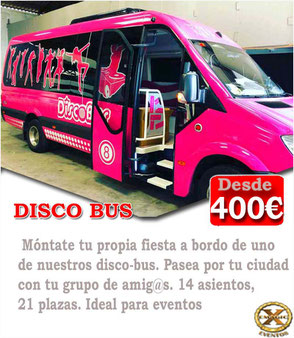 Autobús discoteca Huelva