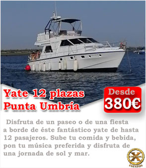 alquiler yate Punta umbria