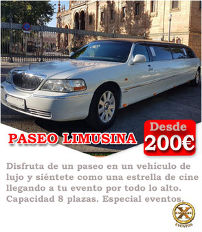 alquiler de limusinas para paseos de despedidas de solteras