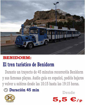 tren turístico Benidorm