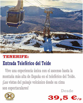 entrada teleférico del Teide