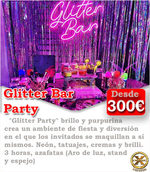 Glitter party para boda